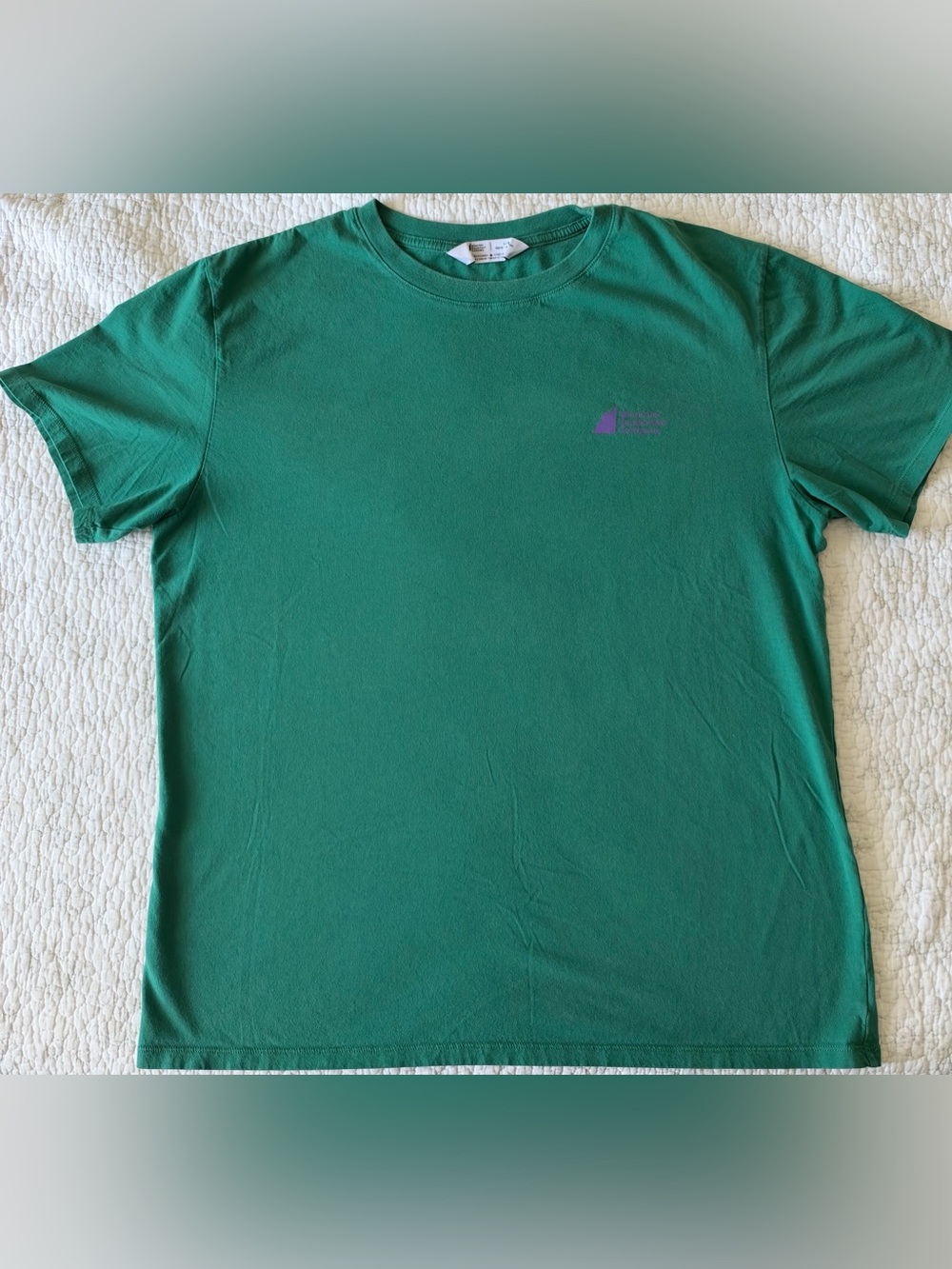 Mountain Equipment Company Men's Green Logo Tee Size Large Like New
